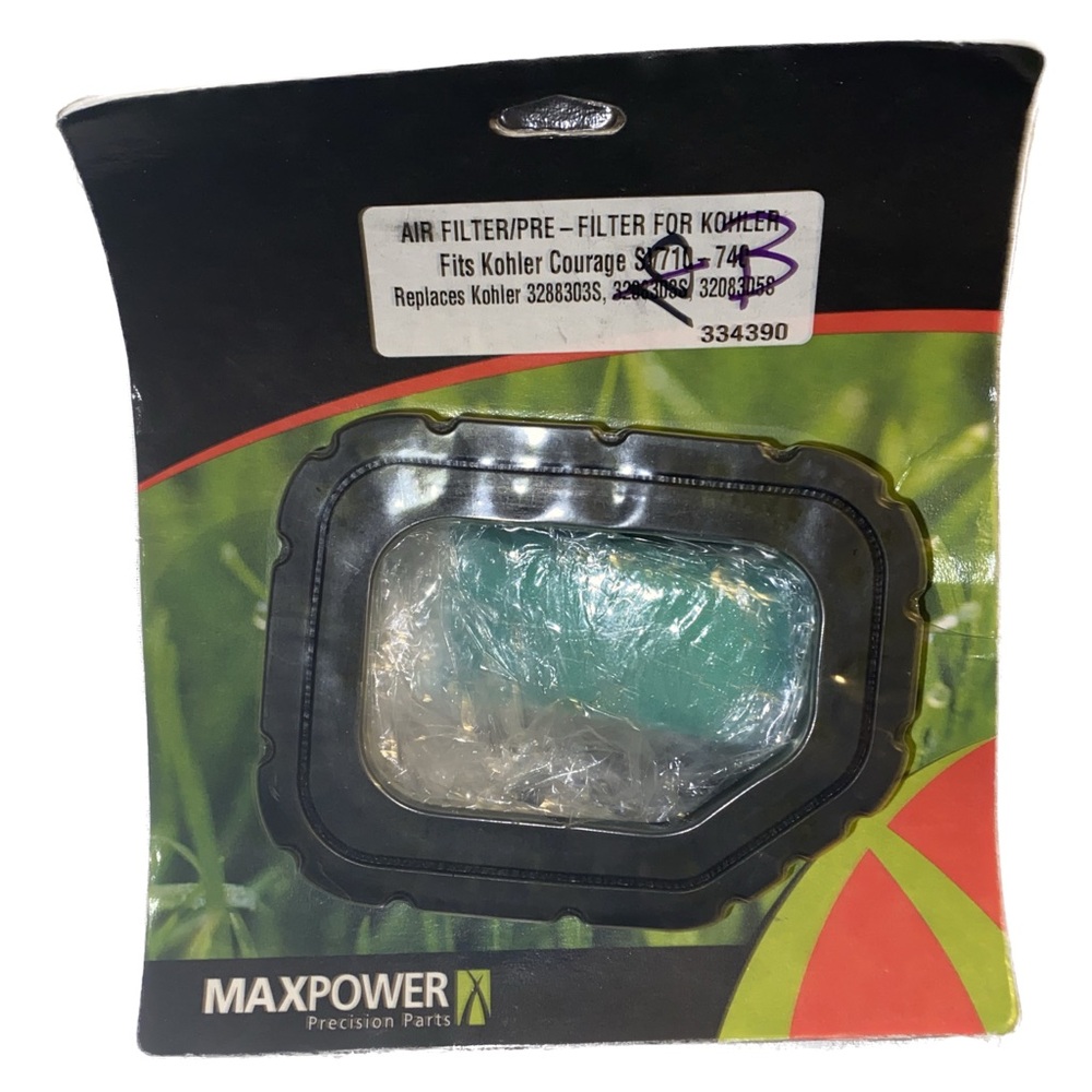 MaxPower 334390 Air Filter & Pre Cleaner for Kohler Courage 32-083-03S/883-03S1